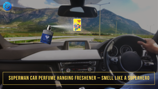 Superman Car Perfume Hanging Freshener – Smell Like a Superhero