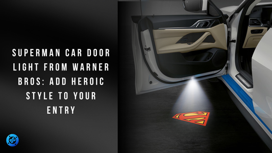 Superman Car Door Light from Warner Bros: Add Heroic Style to Your Entry