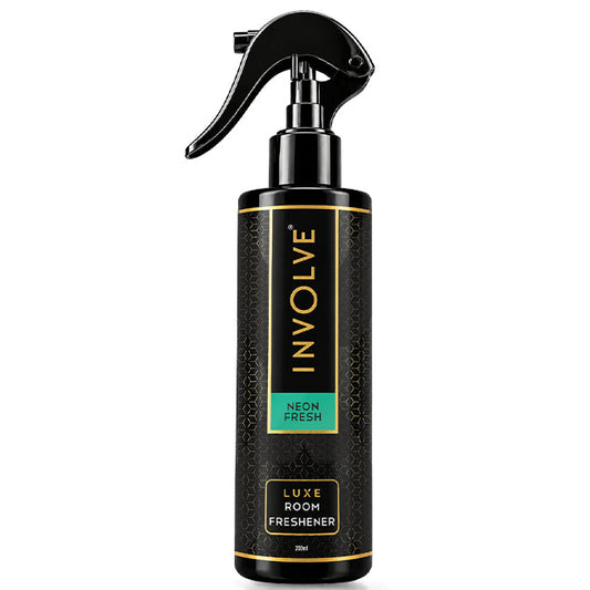 Involve Luxe Neon Fresh Room Freshener 200ml | Long Lasting Room Freshener Fresh Fragrance for Home & Office