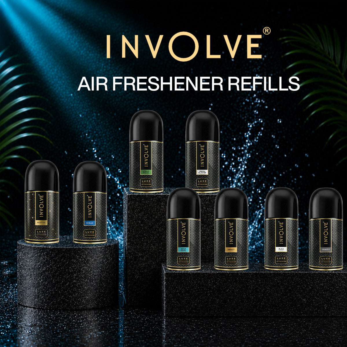 Involve Luxe Aqua Cool – Automatic Room Air Freshener Refill (225ml)
