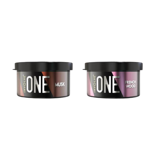 Involve ONE Musk Organic Car Perfume & Involve ONE French wood Fragrance Organic Car Perfume Combo