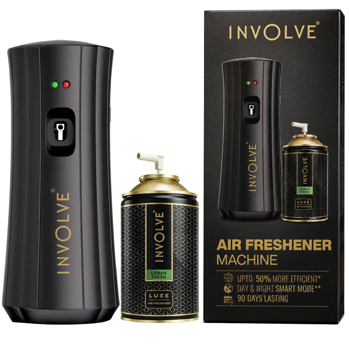Automatic Room Freshener Spray Machine with Timer + Urban Fresh Refill ( 225 ml )