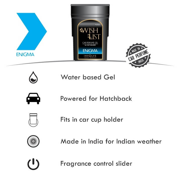 Involve® WishList - Enigma : Gel Car Freshener freeshipping - Involve Your Senses