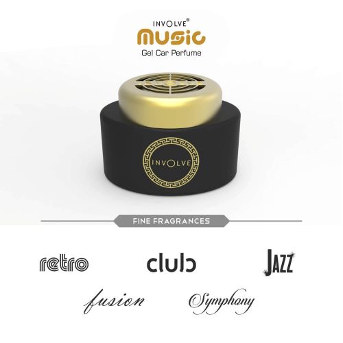 Involve® Music - Retro - Gel Car Fragrance freeshipping - Involve Your Senses