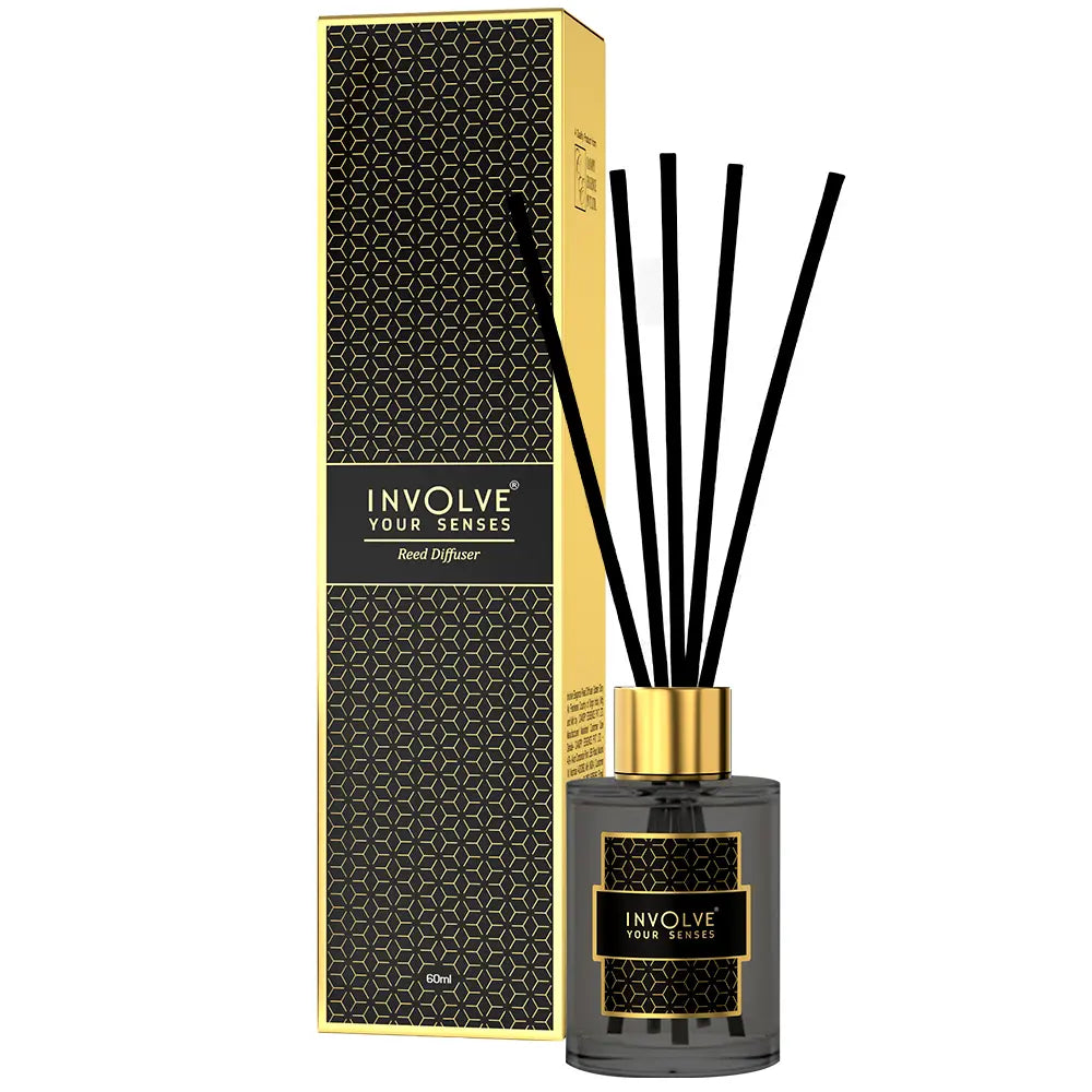 Involve Elegance Golden Glory Reed Diffuser Set (60ml)