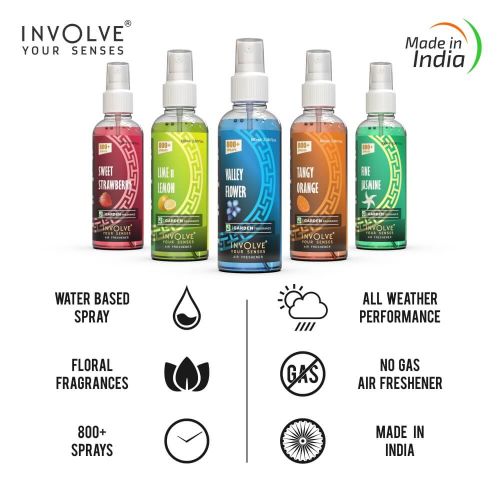 Involve® Garden Fragrances - Tangy Orange Spray Air Freshener freeshipping - Involve Your Senses