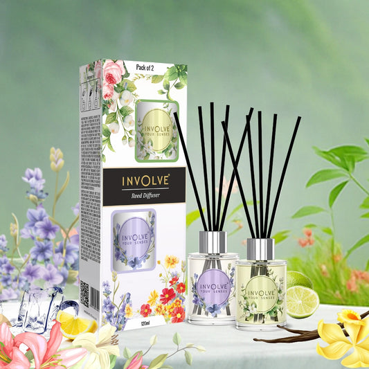 Involve® Pura Reed Diffuser Set- English Lavender & Irish Jasmine (120ml)
