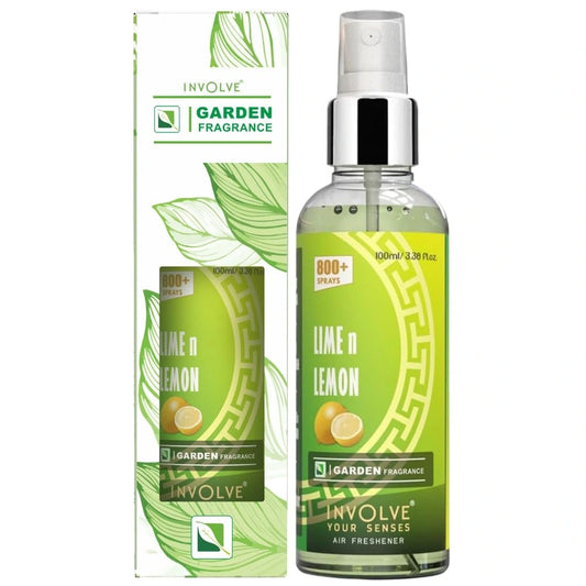 Involve® Garden Fragrances - Lime n Lemon Spray Air Freshener (100 ml)