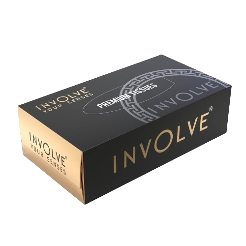 Involve® Premium Tissue Box : Black