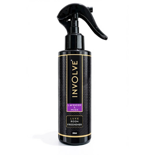 Involve Lavender Musk Air Freshener Spray (200ml) | Long Lasting Fresh Fragrance for Car, Home & Office