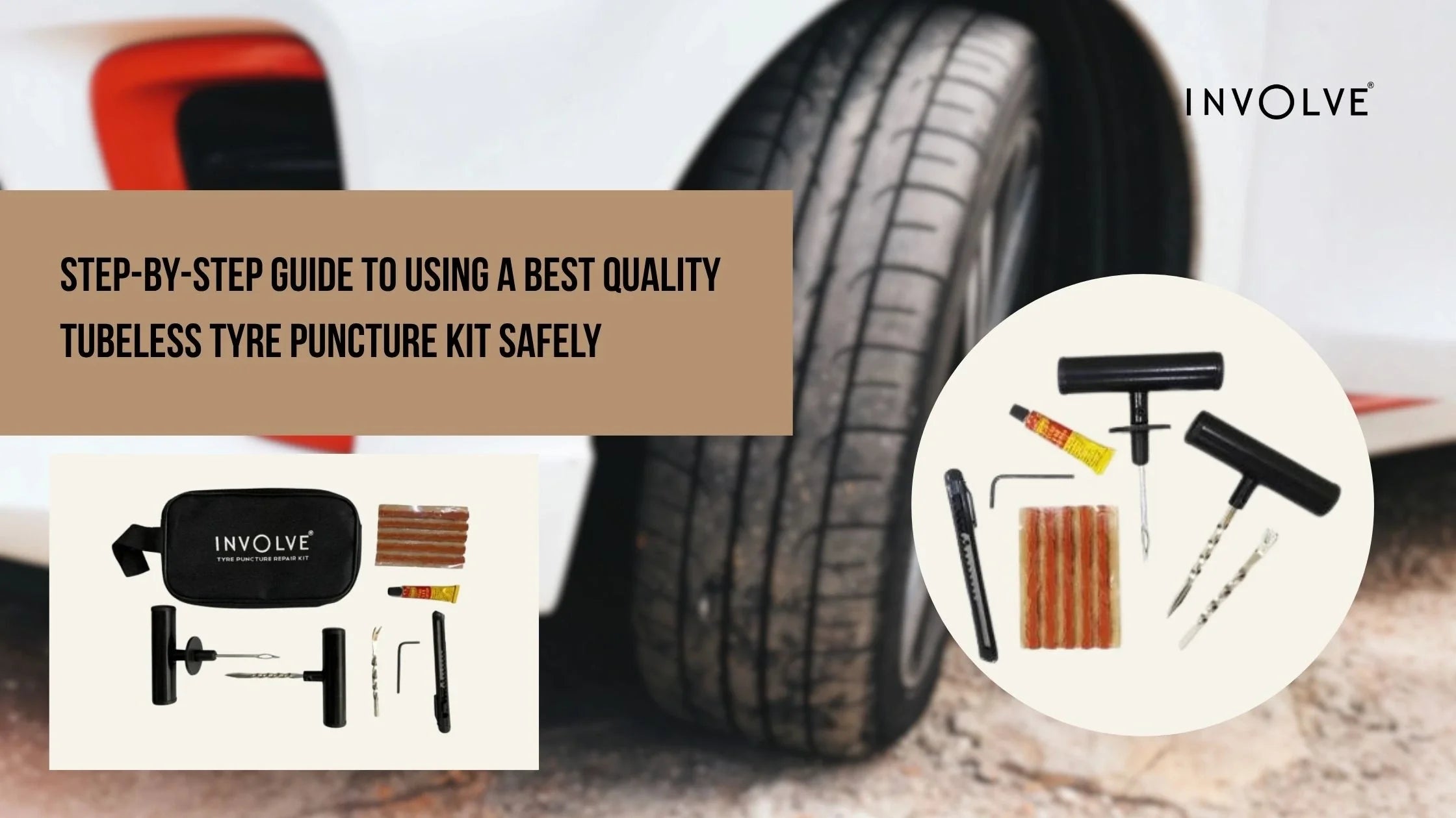 Step-by-Step Guide to Using a Best Quality Tubeless Tyre Puncture Kit Safely