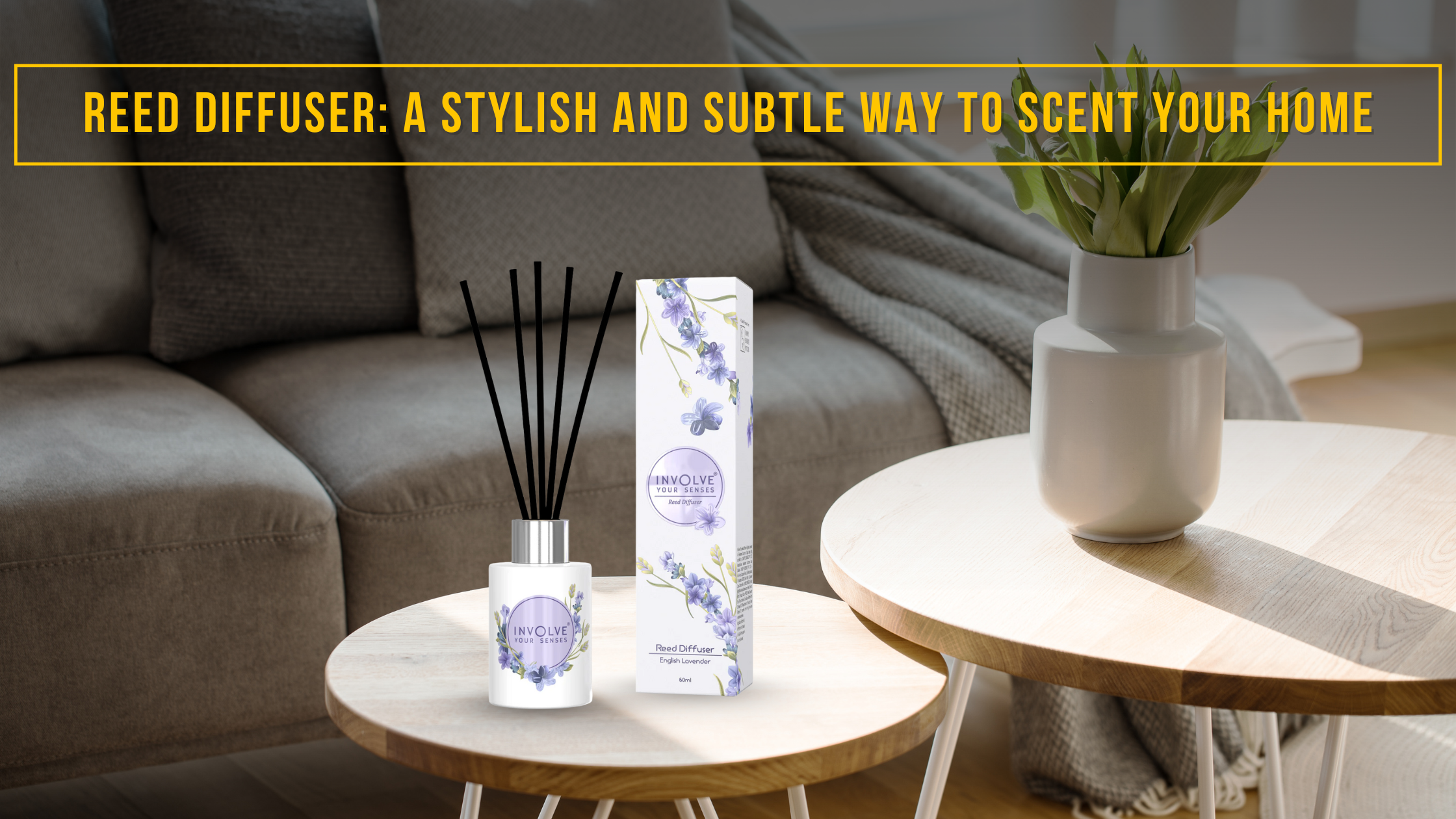 Panorama Reed Diffuser Reed Diffuser: A Stylish and Subtle Way to Scent Your Home – Involve ...