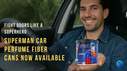 Fight Odours Like a Superhero: Superman Car Perfume Fiber Cans Now Available