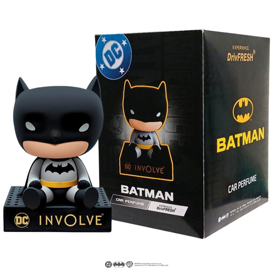 Batman Character Fiber Car Perfume with OFFICIAL DC MERCHANDISE from Warner Bros (2 refills of 15 g)