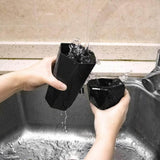 Involve Diamond Shape Car Dustbin/ Trash Can/ Trashbin(Black)