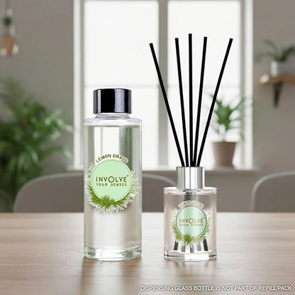 Involve Lemongrass Reed Diffuser Refill - 120 ml