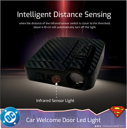 Batman Car Door Light from Warner Bros (Pack of 2)- OFFICIAL DC MERCHANDISE