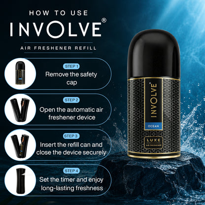 Involve Luxe Ocean – Automatic Room Air Freshener Refill (225ml)