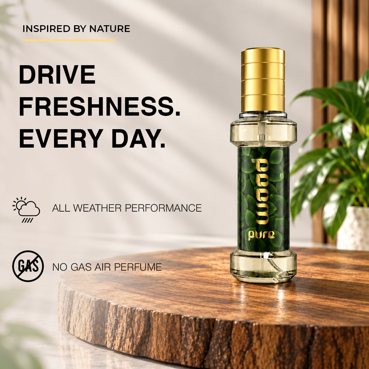 Involve® Rainforest - Pure Wood : Spray Air Perfume (30ml)
