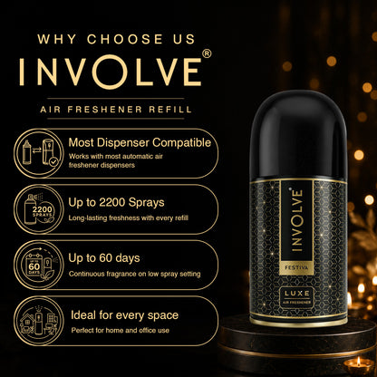 Involve Luxe Festiva – Automatic Room Air Freshener Refill (225ml)