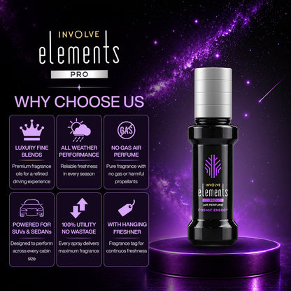 Involve Elements Pro- Cosmic Energy Scent Spray Perfume (30ml)