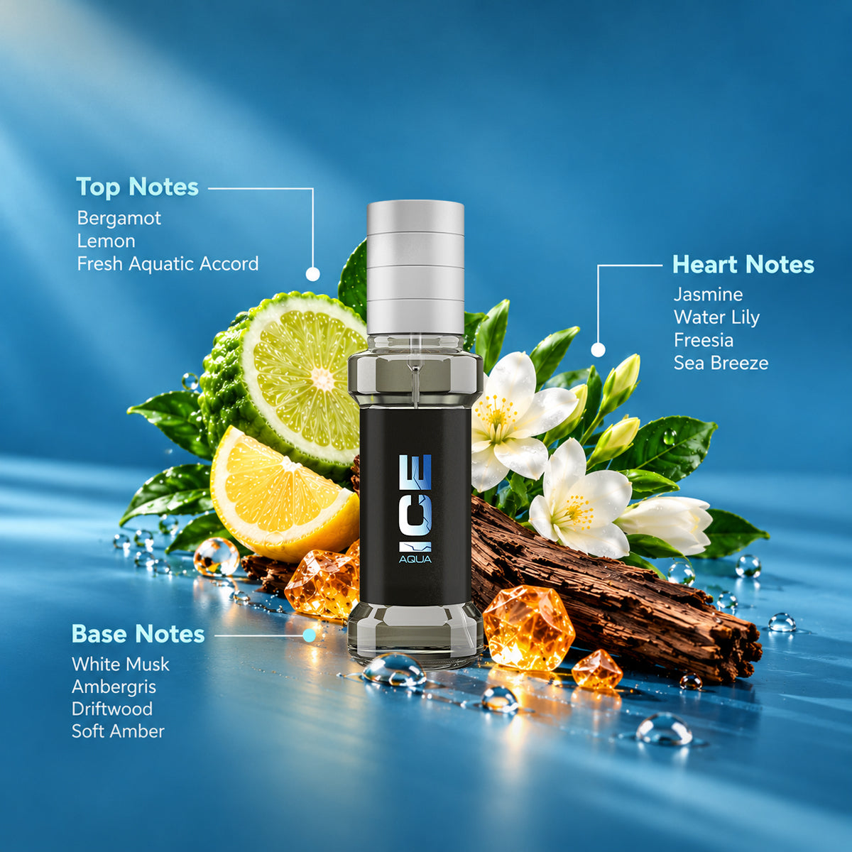Involve® Elements - Aqua Ice: Spray Air Perfume (30ml)