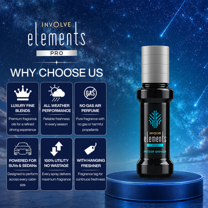 Involve Elements Pro- Meteor Shower Luxury Spray Car Air Perfume (30ml)