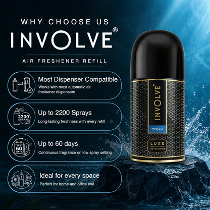 Involve Luxe Ocean – Automatic Room Air Freshener Refill (225ml)