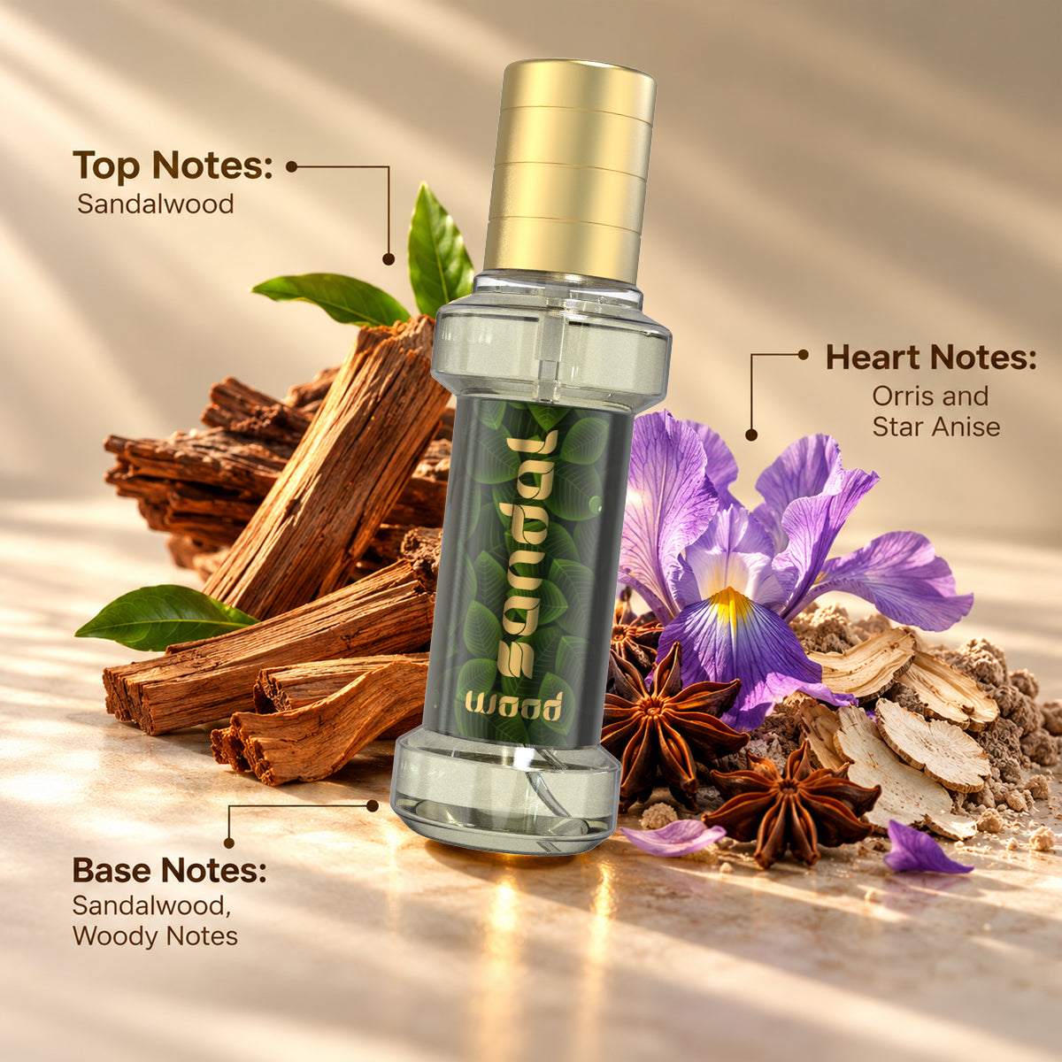 Involve® Rainforest - Sandalwood : Spray Air Perfume (30ml)