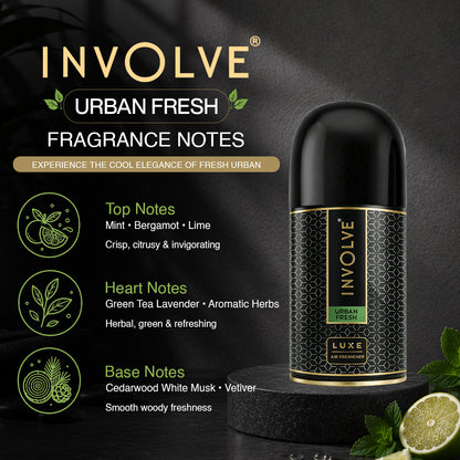 Involve Luxe Urban Fresh – Automatic Room Air Freshener Refill (225ml)