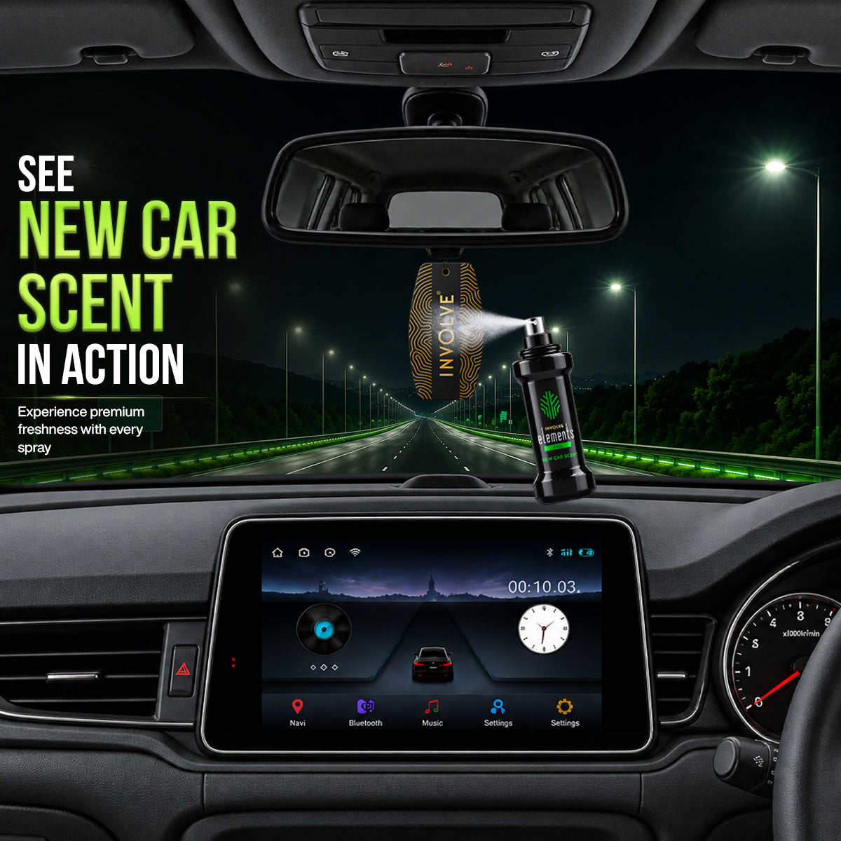 Involve Elements Pro- New Car Scent Air Perfume (30ml)
