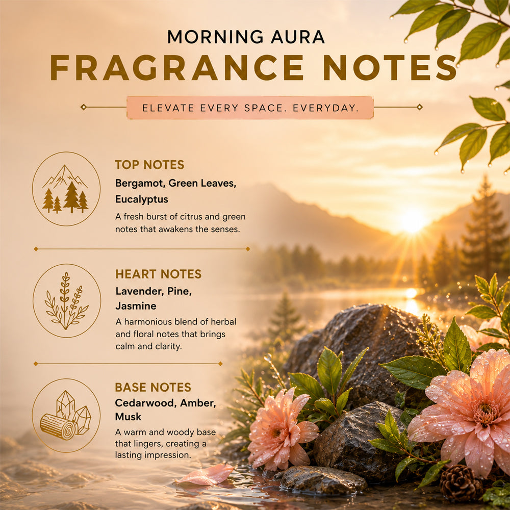 Involve Luxe Morning Aura Room Freshener 200ml | Long Lasting Room Freshener Fresh Fragrance for Home & Office