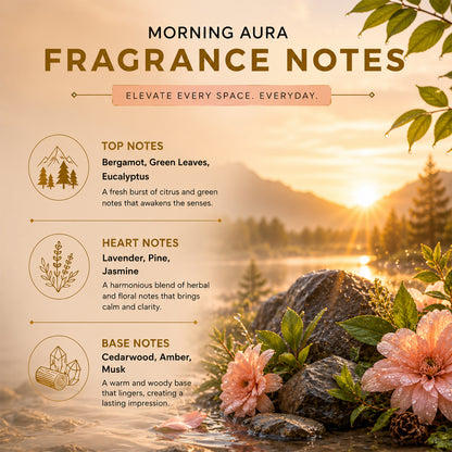 Involve Luxe Morning Aura Room Freshener 200ml | Long Lasting Room Freshener Fresh Fragrance for Home & Office