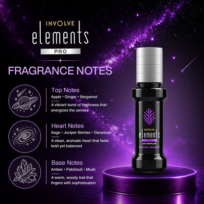Involve Elements Pro- Cosmic Energy Scent Spray Perfume (30ml)