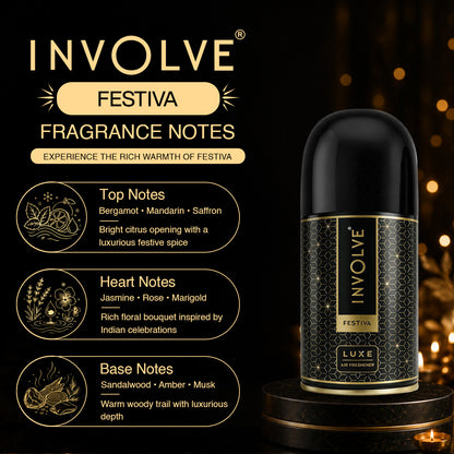 Involve Luxe Festiva – Automatic Room Air Freshener Refill (225ml)