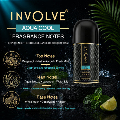 Involve Luxe Aqua Cool – Automatic Room Air Freshener Refill (225ml)