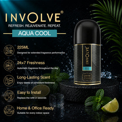 Involve Luxe Aqua Cool – Automatic Room Air Freshener Refill (225ml)
