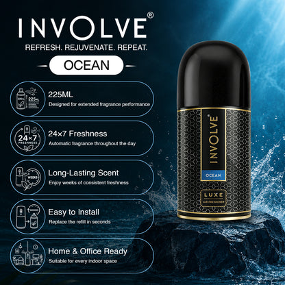 Involve Luxe Ocean – Automatic Room Air Freshener Refill (225ml)