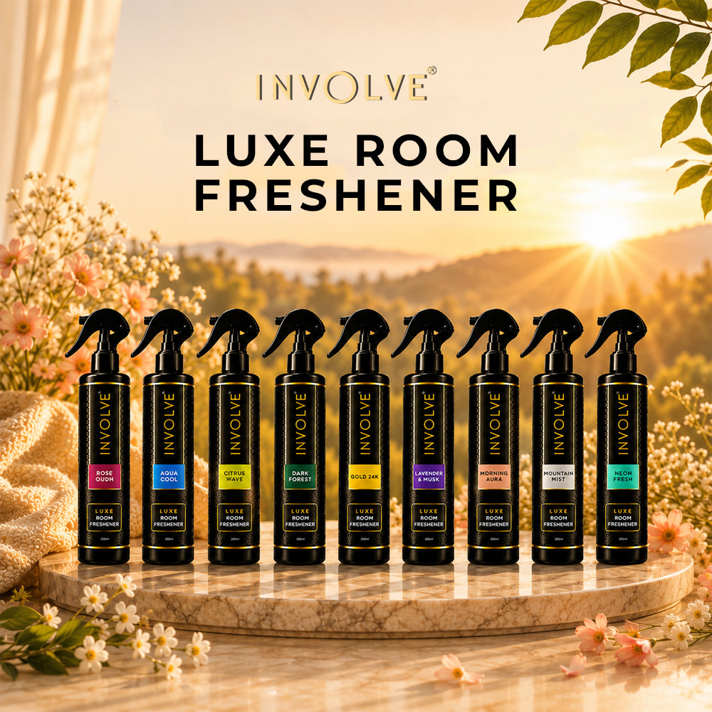 Involve Luxe Morning Aura Room Freshener 200ml | Long Lasting Room Freshener Fresh Fragrance for Home & Office