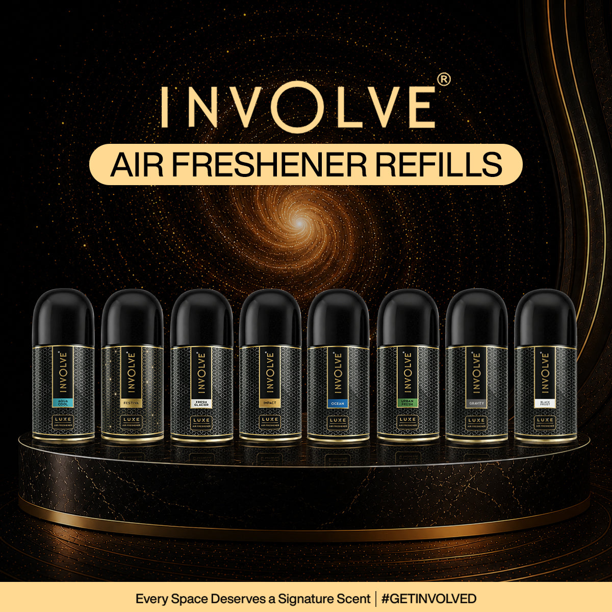 Involve Luxe Gravity – Automatic Room Air Freshener Refill (225ml)