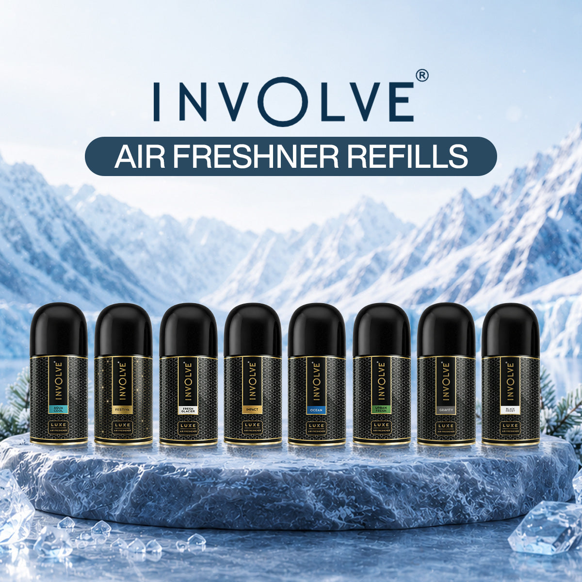 Involve Luxe Fresh Glacier – Automatic Room Air Freshener Refill (225ml)