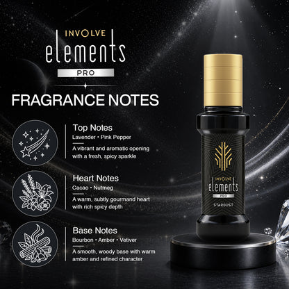 Involve Elements Pro- Star Dust Scent Spray Perfume (30ml)