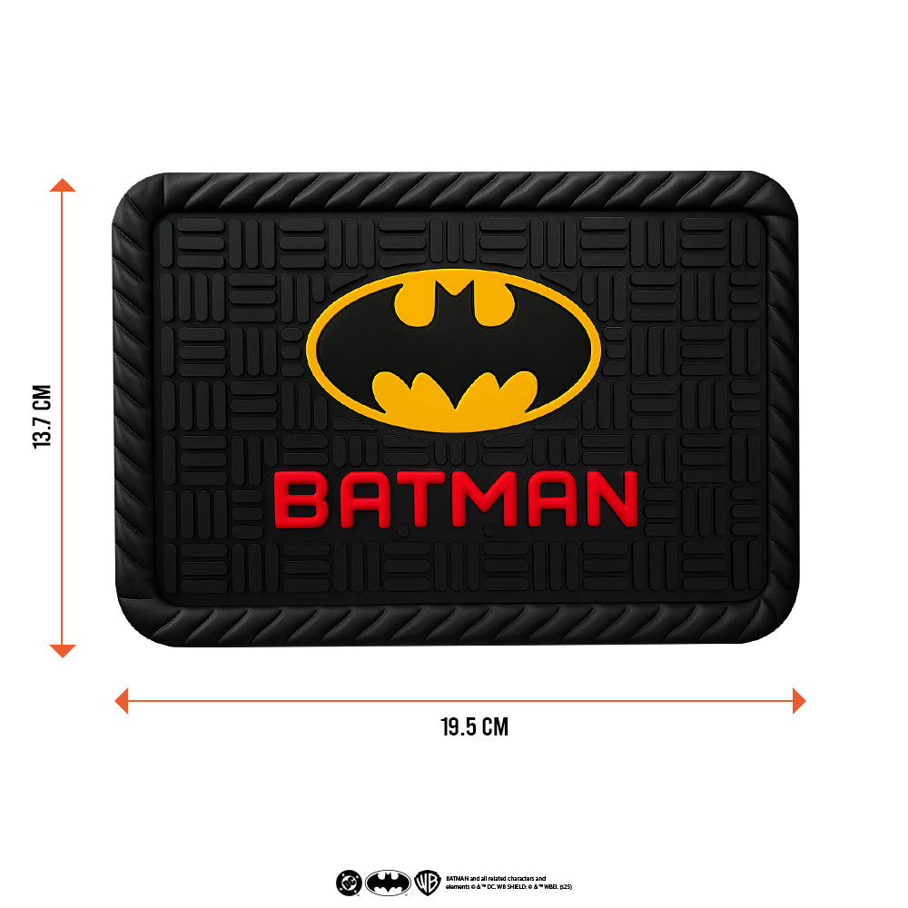 Batman Red logo Car Non Slip Mat from DC Official Merchandise