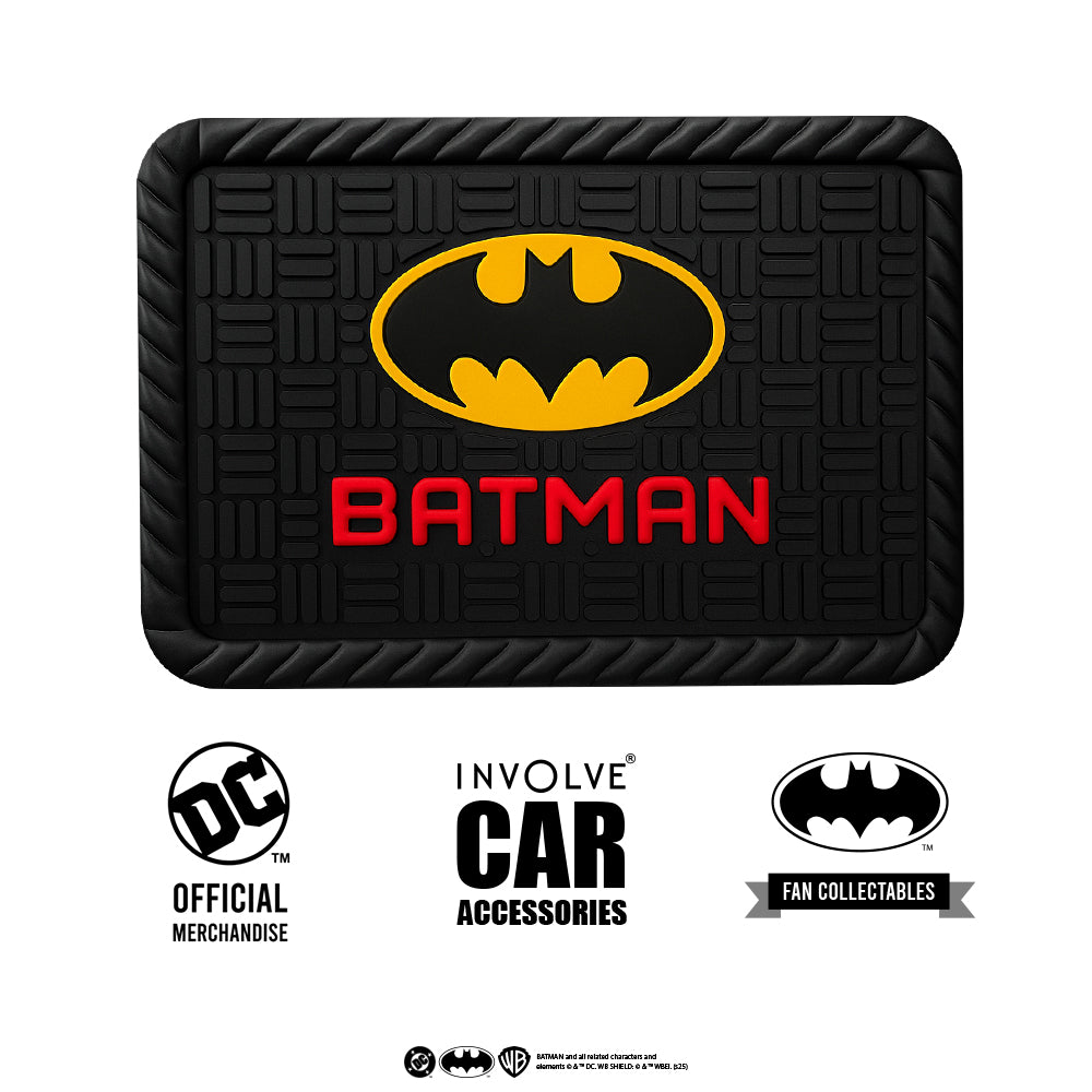 Batman Red logo Car Non Slip Mat from DC Official Merchandise