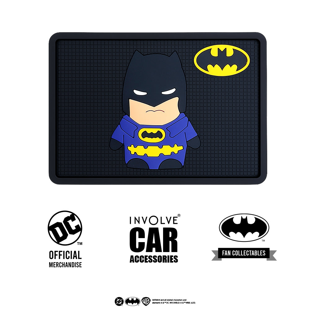 Batman Cartoon Character Car Non Slip Mat from DC Official Merchandise