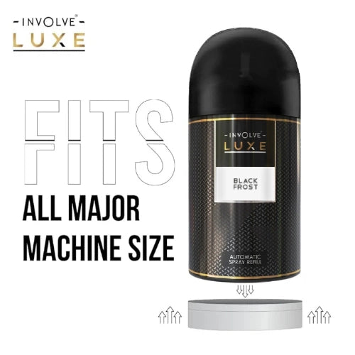 Involve Luxe Black Frost Automatic Room Air Freshener Refill (225ml)