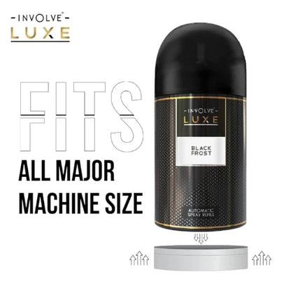 Involve Luxe Black Frost Automatic Room Air Freshener Refill (225ml)