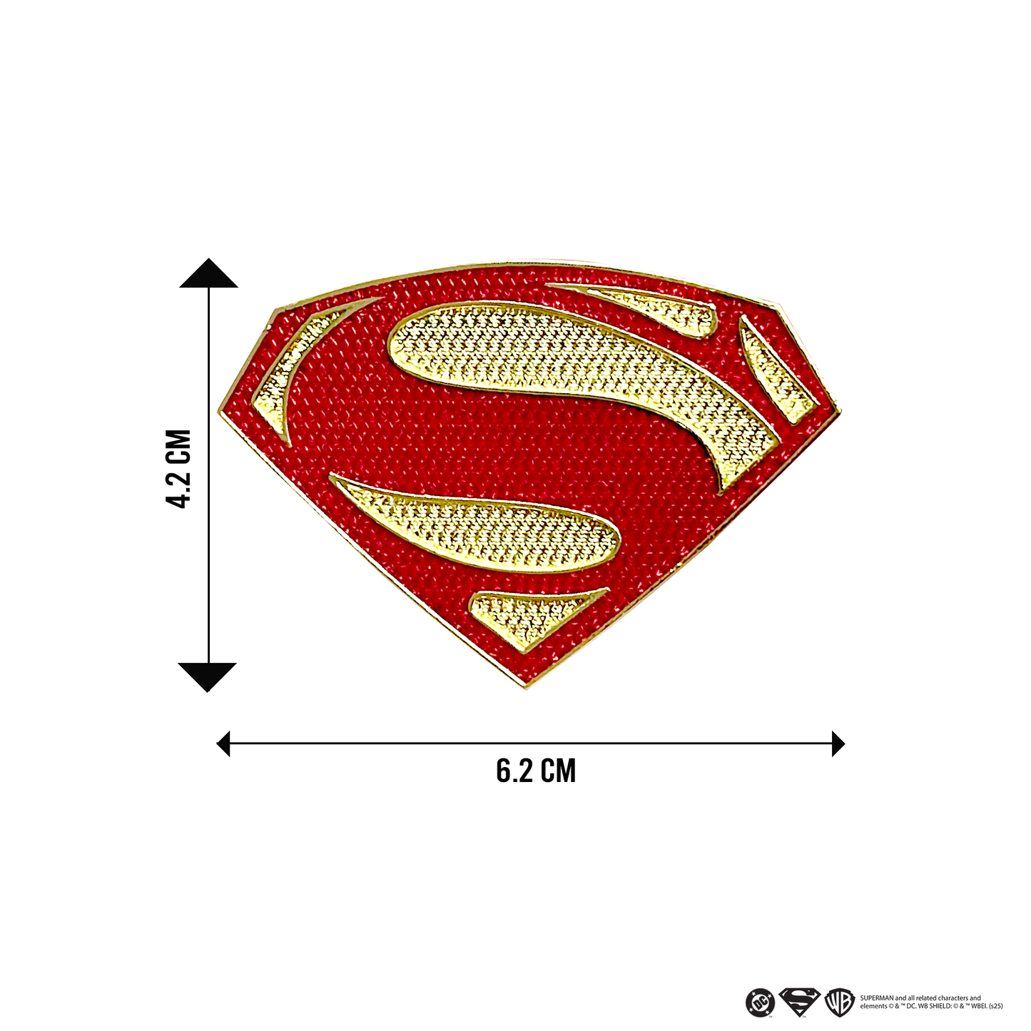 Superman 3D Metal Emblem Badge Logo for Car: OFFICIAL DC MERCHANDISE