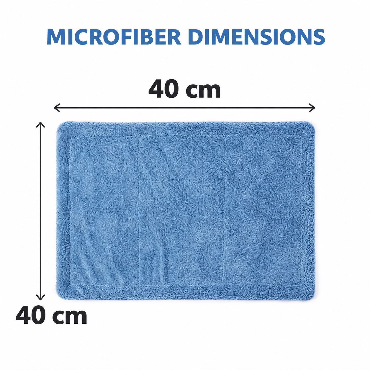 Involve Microfiber Cloth for Car - Super Absorbent Towel | Blue Colour