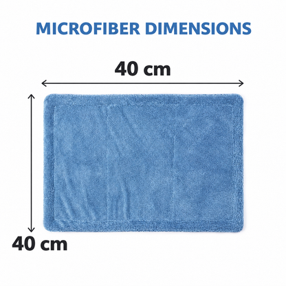 Involve Microfiber Cloth for Car - Super Absorbent Towel | Blue Colour
